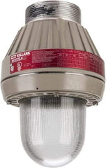 Hubbell Killark - 120 VAC, 100, 150, 200 & 300 Watt, Incandescent Hazardous Location Light Fixture - Corrosion, Dirt, Dust, Moisture & Vibration Resistant, Aluminum Housing - Exact Tool & Supply