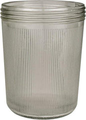 Hubbell Killark - 5-1/2" Wide, Glass Fixture Globe - Clear (Color), CSA C22.2 No. 137-M1981 Listed, UL Listed 1598A, UL Listed 8750 - Exact Tool & Supply