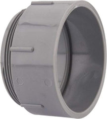 Thomas & Betts - 4" Trade, PVC Threaded Rigid Conduit Male Adapter - Insulated - Exact Tool & Supply