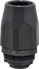 Thomas & Betts - 3/8" Trade, Thermoplastic Threaded Straight Liquidtight Conduit Connector - Insulated - Exact Tool & Supply