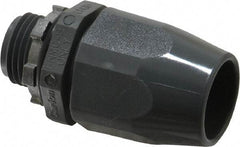 Thomas & Betts - 1/2" Trade, Thermoplastic Threaded Straight Liquidtight Conduit Connector - Insulated - Exact Tool & Supply