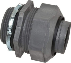 Thomas & Betts - 1-1/4" Trade, Thermoplastic Threaded Straight Liquidtight Conduit Connector - Insulated - Exact Tool & Supply