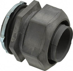 Thomas & Betts - 1-1/2" Trade, Thermoplastic Threaded Straight Liquidtight Conduit Connector - Insulated - Exact Tool & Supply