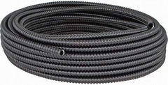 Thomas & Betts - 3/8" Trade Size, 100' Long, Flexible Liquidtight Conduit - PVC, 0.489" ID, Black - Exact Tool & Supply