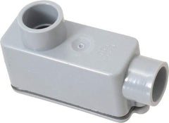 Thomas & Betts - LB Body, 1/2" Trade, IMC, Rigid PVC Conduit Body - Oval, 4-5/16" OAL, 4 cc Capacity - Exact Tool & Supply