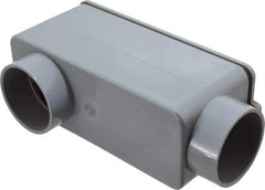 Thomas & Betts - LB Body, 2" Trade, IMC, Rigid PVC Conduit Body - Oval, 9-31/32" OAL, 63 cc Capacity - Exact Tool & Supply