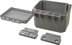 Thomas & Betts - Polycarbonate Standard Enclosure Hinge Flat Cover - NEMA 1, 2, 3, 4, 12, 3S, 3SX, 3X, 4X, x x - Exact Tool & Supply