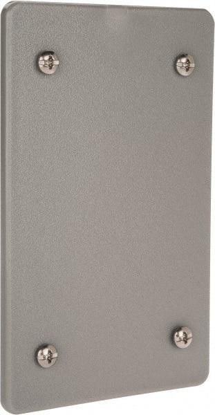 Thomas & Betts - Electrical Outlet Box Polycarbonate Blank Cover - Includes Gasket & Screw - Exact Tool & Supply