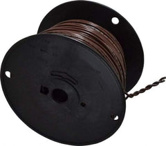 Southwire - 18 AWG, 16 Strand, Brown Machine Tool Wire - PVC, Acid, Moisture and Oil Resistant, 500 Ft. Long - Exact Tool & Supply
