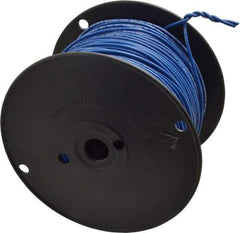 Southwire - 18 AWG, 16 Strand, Blue Machine Tool Wire - PVC, Acid, Moisture and Oil Resistant, 500 Ft. Long - Exact Tool & Supply