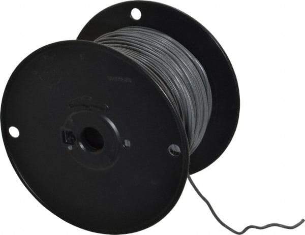 Southwire - 18 AWG, 16 Strand, Gray Machine Tool Wire - PVC, Acid, Moisture and Oil Resistant, 500 Ft. Long - Exact Tool & Supply
