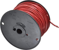 Southwire - 16 AWG, 26 Strand, Red Machine Tool Wire - PVC, Acid, Moisture and Oil Resistant, 500 Ft. Long - Exact Tool & Supply