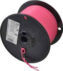 Southwire - 16 AWG, 26 Strand, Pink Machine Tool Wire - PVC, Acid, Moisture and Oil Resistant, 500 Ft. Long - Exact Tool & Supply