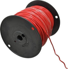 Southwire - 14 AWG, 41 Strand, Red Machine Tool Wire - PVC, Acid, Moisture and Oil Resistant, 500 Ft. Long - Exact Tool & Supply