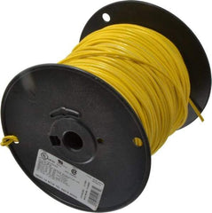 Southwire - 14 AWG, 41 Strand, Yellow Machine Tool Wire - PVC, Acid, Moisture and Oil Resistant, 500 Ft. Long - Exact Tool & Supply