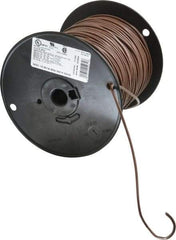 Southwire - 14 AWG, 41 Strand, Brown Machine Tool Wire - PVC, Acid, Moisture and Oil Resistant, 500 Ft. Long - Exact Tool & Supply