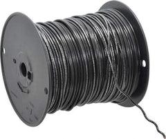Southwire - 14 AWG, 41 Strand, Black Machine Tool Wire - PVC, Acid, Moisture and Oil Resistant, 500 Ft. Long - Exact Tool & Supply