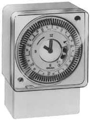 Intermatic - 7 Day Indoor Analog Electrical Timer - 24/120/240 VAC, 50/60 Hz, - Exact Tool & Supply