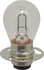 Value Collection - 18 Watt, 6.5 Volt, Incandescent Miniature & Specialty S8 Lamp - Double Contact Prefocus Base, 5 to 49 Equivalent Range, Warm (1,000 to 3,000), Dimmable, 2" OAL - Exact Tool & Supply