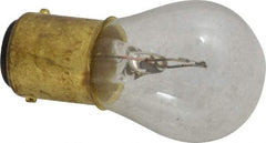 Value Collection - 17.875 Watt, 6.5 Volt, Incandescent Miniature & Specialty S8 Lamp - Double Contact Bayonet Base, 5 to 49 Equivalent Range, Warm (1,000 to 3,000), Dimmable, 2" OAL - Exact Tool & Supply