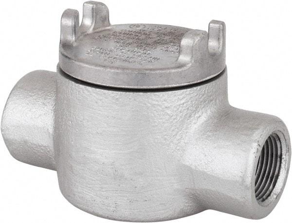 Thomas & Betts - (2) 1/2" Knockouts, Iron Round GUAC - 2-1/2" Overall Width x 2-1/4" Overall Depth - Exact Tool & Supply