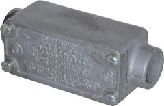 O-Z/Gedney - C Body, 3/4" Trade, Rigid Malleable Iron Conduit Body - Rectangle, 1" OAL, Hazardous Locations - Exact Tool & Supply