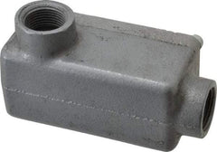 O-Z/Gedney - LR Body, 3/4" Trade, Rigid Malleable Iron Conduit Body - Rectangle, 1" OAL, Hazardous Locations - Exact Tool & Supply