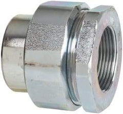 Thomas & Betts - 1-1/4" Trade, Steel Threaded Straight Rigid/Intermediate (IMC) Conduit Female Union - Noninsulated - Exact Tool & Supply