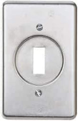 Thomas & Betts - Electrical Outlet Box Steel Device Cover - Exact Tool & Supply