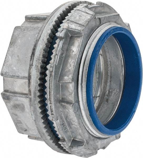 Hubbell Killark - Form Set Screw, T Body, 1-1/4" Trade, EMT Aluminum Conduit Body - Oval, 9-3/16" OAL, 32 cc Capacity - Exact Tool & Supply