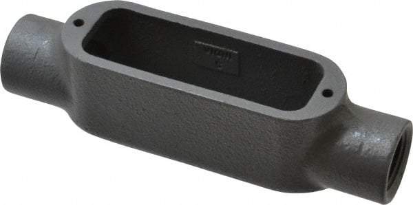 Hubbell Killark - Form 35, C Body, 1/2" Trade, IMC, Rigid Malleable Iron Conduit Body - Oval, 5-3/16" OAL, 4 cc Capacity, Hazardous & Wet Locations - Exact Tool & Supply