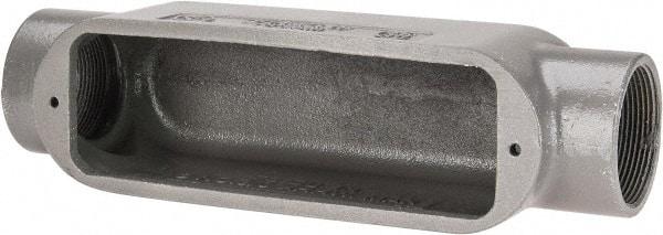 Hubbell Killark - Form 35, C Body, 2" Trade, IMC, Rigid Malleable Iron Conduit Body - Oval, 11-7/8" OAL, 70 cc Capacity, Hazardous & Wet Locations - Exact Tool & Supply