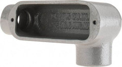 Hubbell Killark - Form 35, LL Body, 3/4" Trade, IMC, Rigid Malleable Iron Conduit Body - Oval, 5-3/8" OAL, 7 cc Capacity, Hazardous & Wet Locations - Exact Tool & Supply
