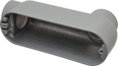 Hubbell Killark - Form 85, LB Body, 2" Trade, IMC, Rigid Aluminum Conduit Body - Oval, 10 & 18-1/8" OAL, 70 cc Capacity, Hazardous & Wet Locations - Exact Tool & Supply