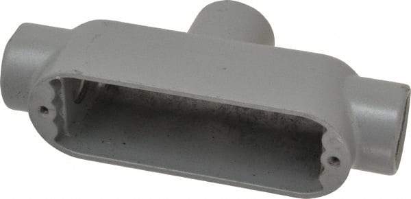 Hubbell Killark - Form 85, TB Body, 3/4" Trade, IMC, Rigid Aluminum Conduit Body - Oval, 6-1/16" OAL, 7 cc Capacity, Hazardous & Wet Locations - Exact Tool & Supply