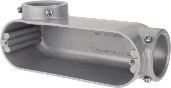 Hubbell Killark - LL Body, 2" Trade, EMT Aluminum Conduit Body - Oval, 9-7/32" OAL, Dry Locations - Exact Tool & Supply
