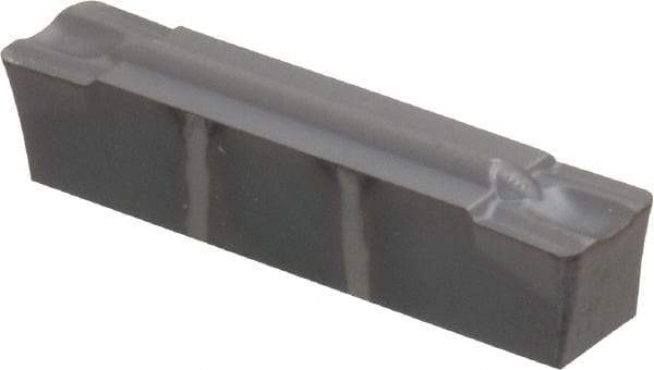 Kennametal - 0505M0G GMP Grade KC5025, 5.05mm Cutting Width Carbide Grooving Insert - 4.2mm Max Depth of Cut, Neutral, 0.8mm Corner Radius, TiAlN Finish - Exact Tool & Supply
