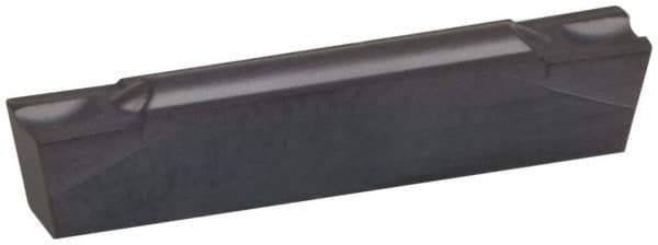 Kennametal - 205G GMN Grade KC5025, 2.05mm Cutting Width Carbide Grooving Insert - 2mm Max Depth of Cut, Neutral, 0.2mm Corner Radius, TiAlN Finish - Exact Tool & Supply