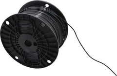 Southwire - THHN/THWN, 14 AWG, 15 Amp, 500' Long, Solid Core, 1 Strand Building Wire - Black, Thermoplastic Insulation - Exact Tool & Supply