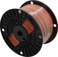 Southwire - THHN/THWN, 14 AWG, 15 Amp, 500' Long, Solid Core, 1 Strand Building Wire - Orange, Thermoplastic Insulation - Exact Tool & Supply