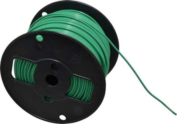 Southwire - THHN/THWN, 12 AWG, 20 Amp, 500' Long, Solid Core, 1 Strand Building Wire - Green, Thermoplastic Insulation - Exact Tool & Supply