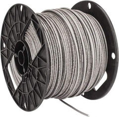Southwire - THHN/THWN, 12 AWG, 20 Amp, 500' Long, Solid Core, 1 Strand Building Wire - Gray, Thermoplastic Insulation - Exact Tool & Supply