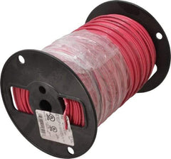 Southwire - THHN/THWN, 10 AWG, 30 Amp, 500' Long, Solid Core, 1 Strand Building Wire - Red, Thermoplastic Insulation - Exact Tool & Supply
