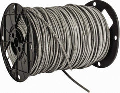 Southwire - THHN/THWN, 10 AWG, 30 Amp, 500' Long, Solid Core, 1 Strand Building Wire - Gray, Thermoplastic Insulation - Exact Tool & Supply
