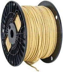 Southwire - THHN/THWN, 14 AWG, 15 Amp, 500' Long, Stranded Core, 19 Strand Building Wire - Yellow, Thermoplastic Insulation - Exact Tool & Supply