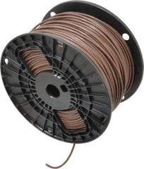 Southwire - THHN/THWN, 14 AWG, 15 Amp, 500' Long, Stranded Core, 19 Strand Building Wire - Brown, Thermoplastic Insulation - Exact Tool & Supply