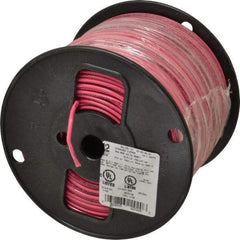 Southwire - THHN/THWN, 12 AWG, 20 Amp, 500' Long, Stranded Core, 19 Strand Building Wire - Red, Thermoplastic Insulation - Exact Tool & Supply