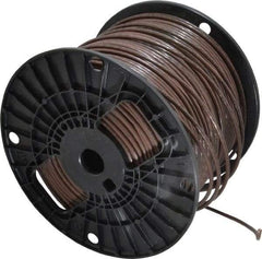 Southwire - THHN/THWN, 12 AWG, 20 Amp, 500' Long, Stranded Core, 19 Strand Building Wire - Brown, Thermoplastic Insulation - Exact Tool & Supply