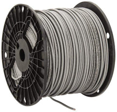 Southwire - THHN/THWN, 12 AWG, 20 Amp, 500' Long, Stranded Core, 19 Strand Building Wire - Gray, Thermoplastic Insulation - Exact Tool & Supply