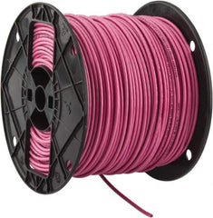 Southwire - THHN/THWN, 12 AWG, 20 Amp, 500' Long, Stranded Core, 19 Strand Building Wire - Pink, Thermoplastic Insulation - Exact Tool & Supply